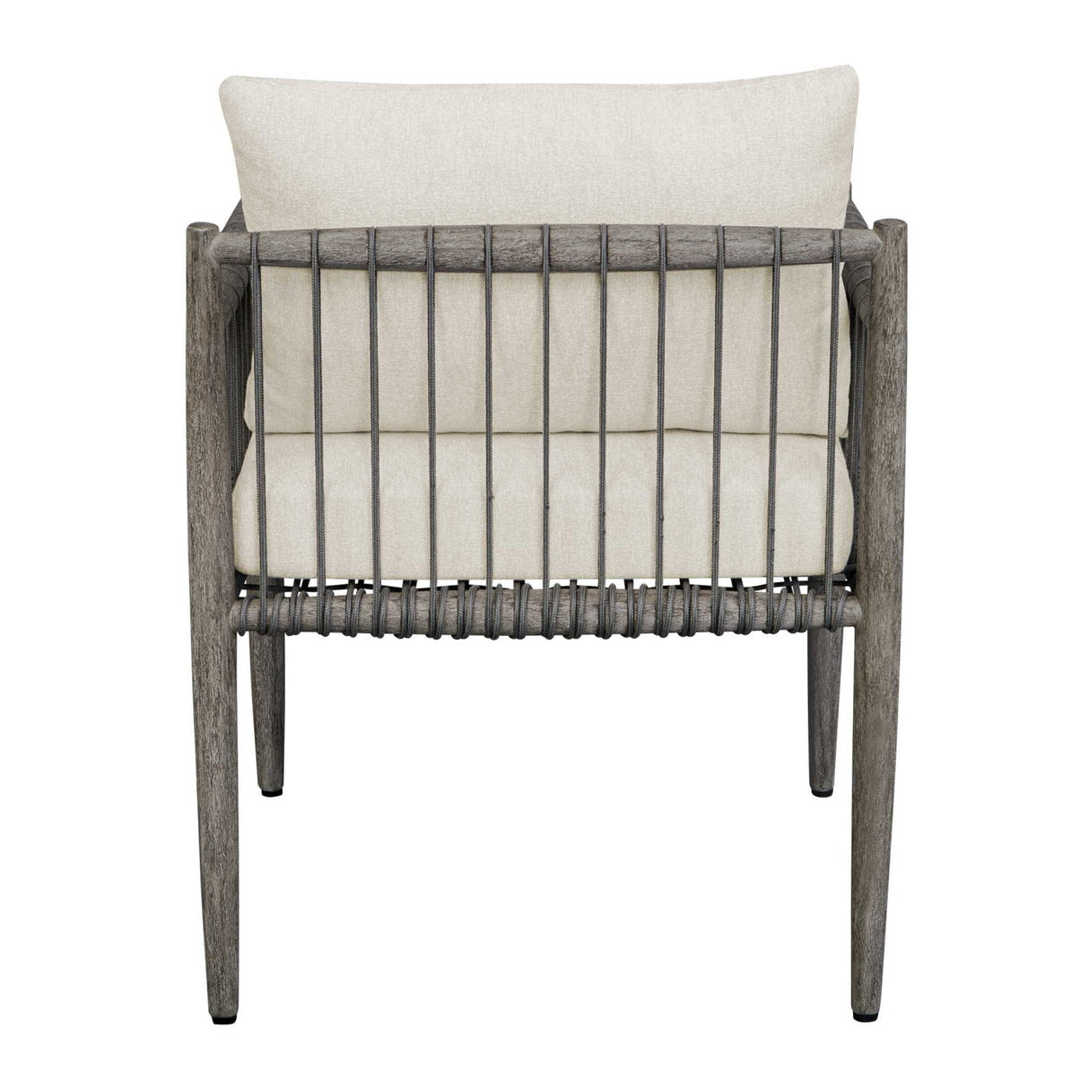 Gray Mahogany Outdoor Dining Chair by Uttermost Borneo, alternate view 6