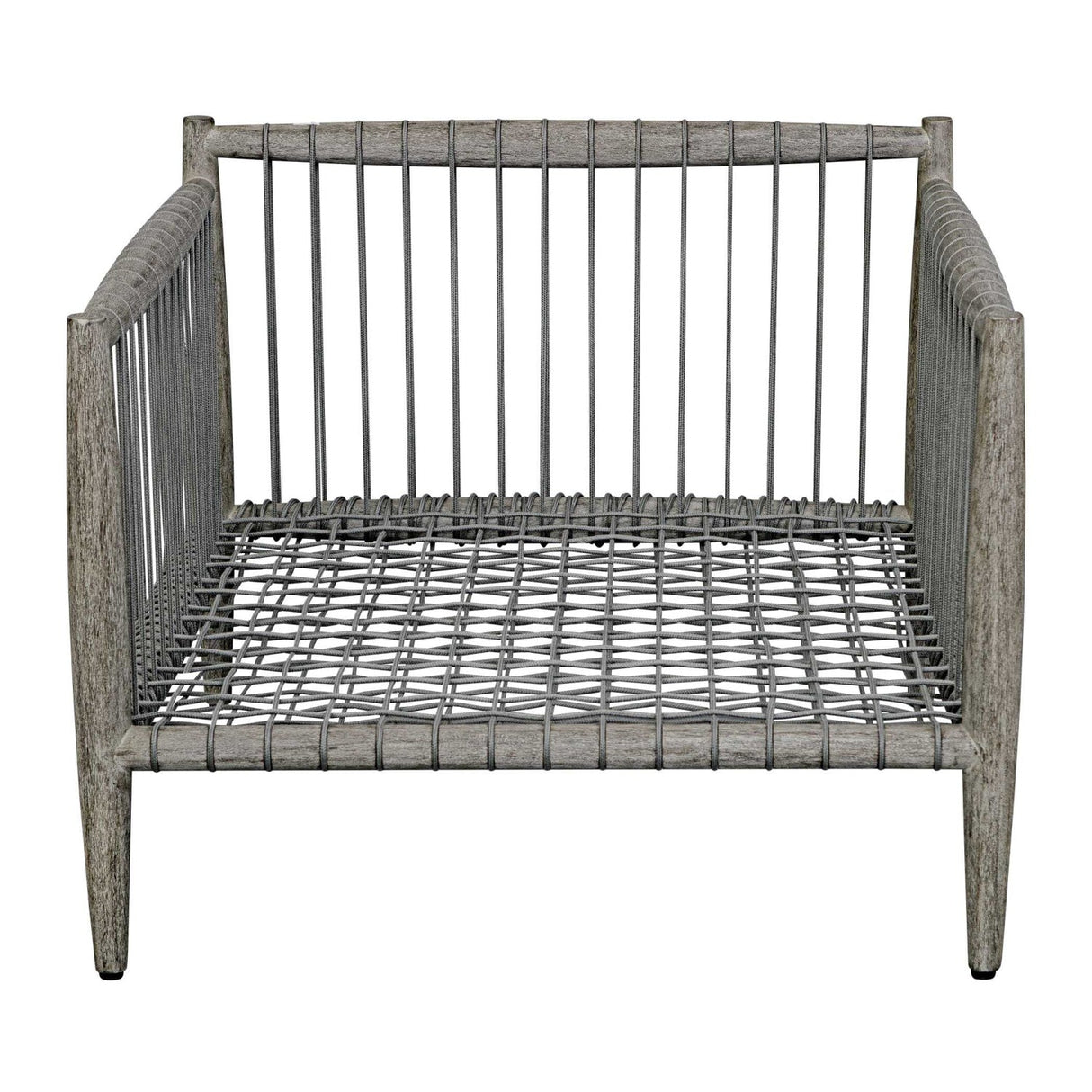 Gray Mahogany Outdoor Lounge Chair by Uttermost Borneo, alternate view 6