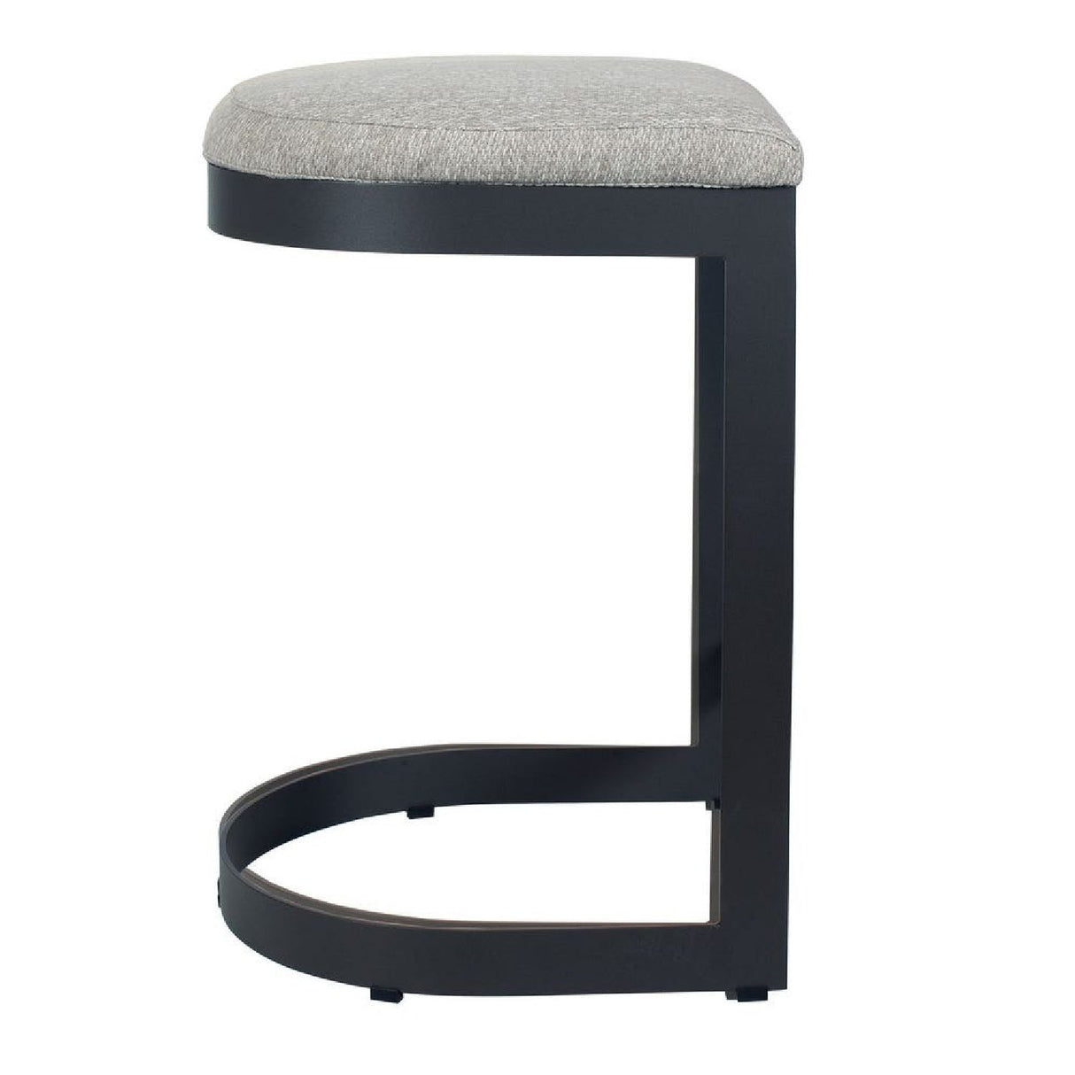 Cantilevered Steel Outdoor Counter Stool by Uttermost Maude, alternate view 4
