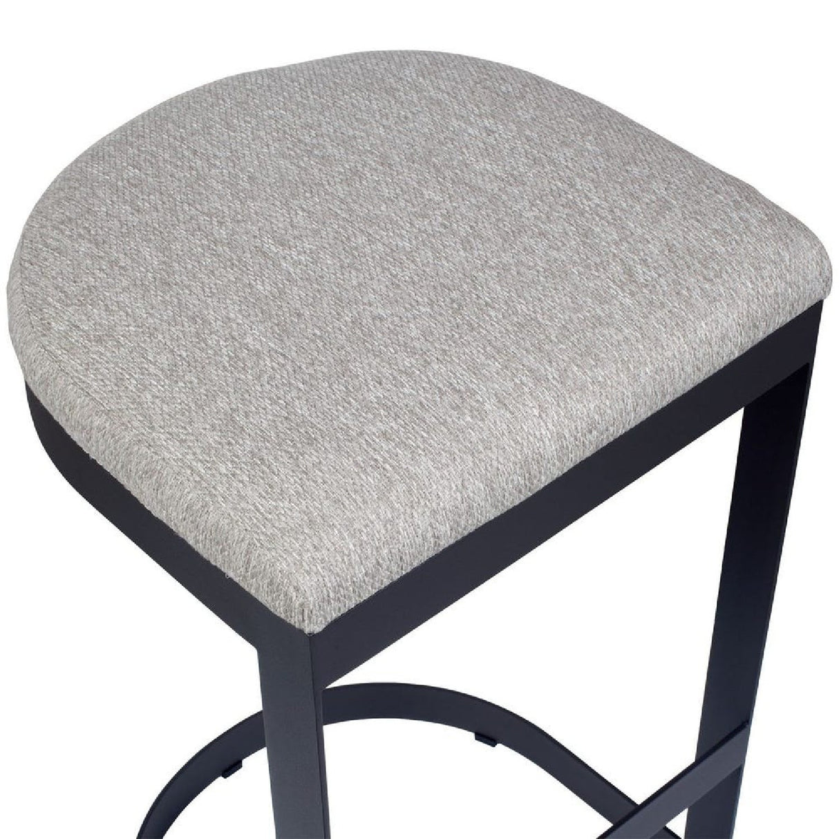 Cantilevered Steel Outdoor Counter Stool by Uttermost Maude, alternate view 6
