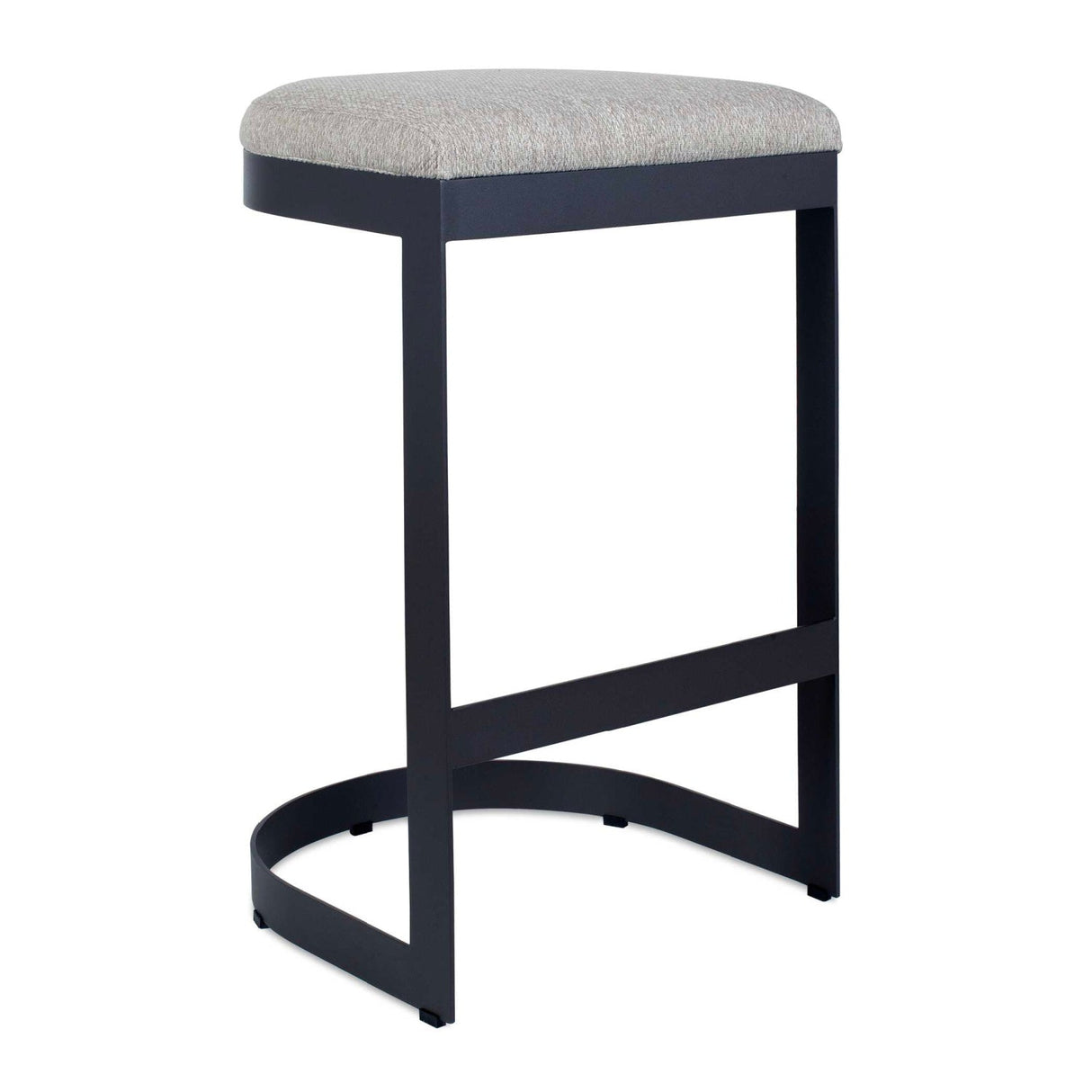 Black Cantilevered Outdoor Bar Stool by Uttermost Maude, alternate view 5