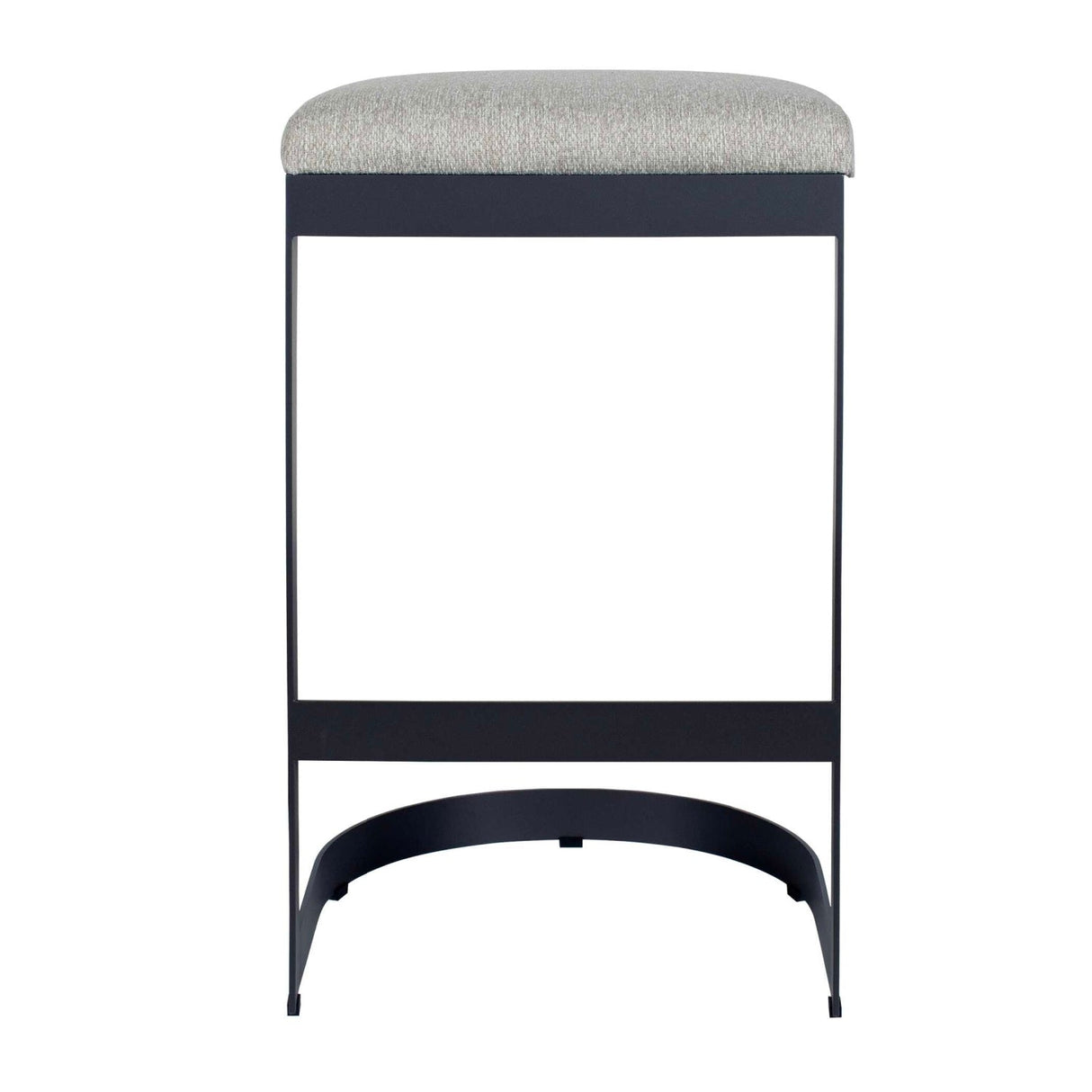 Black Cantilevered Outdoor Bar Stool by Uttermost Maude, alternate view 6