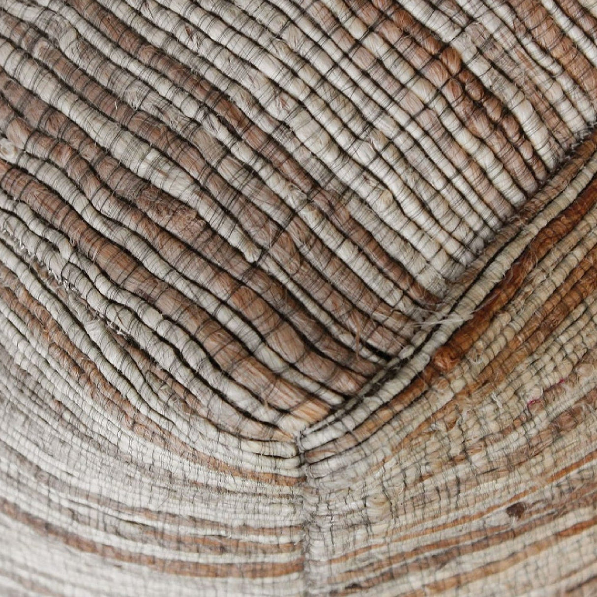 Natural Hemp Fibers Pouf by Uttermost Shiro, alternate view 4