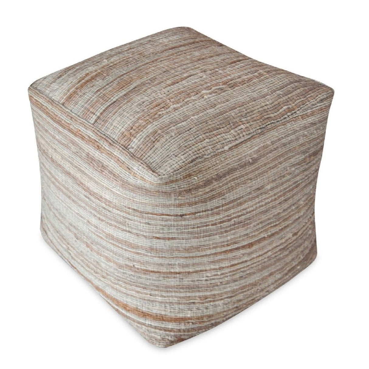 Natural Hemp Fibers Pouf by Uttermost Shiro
