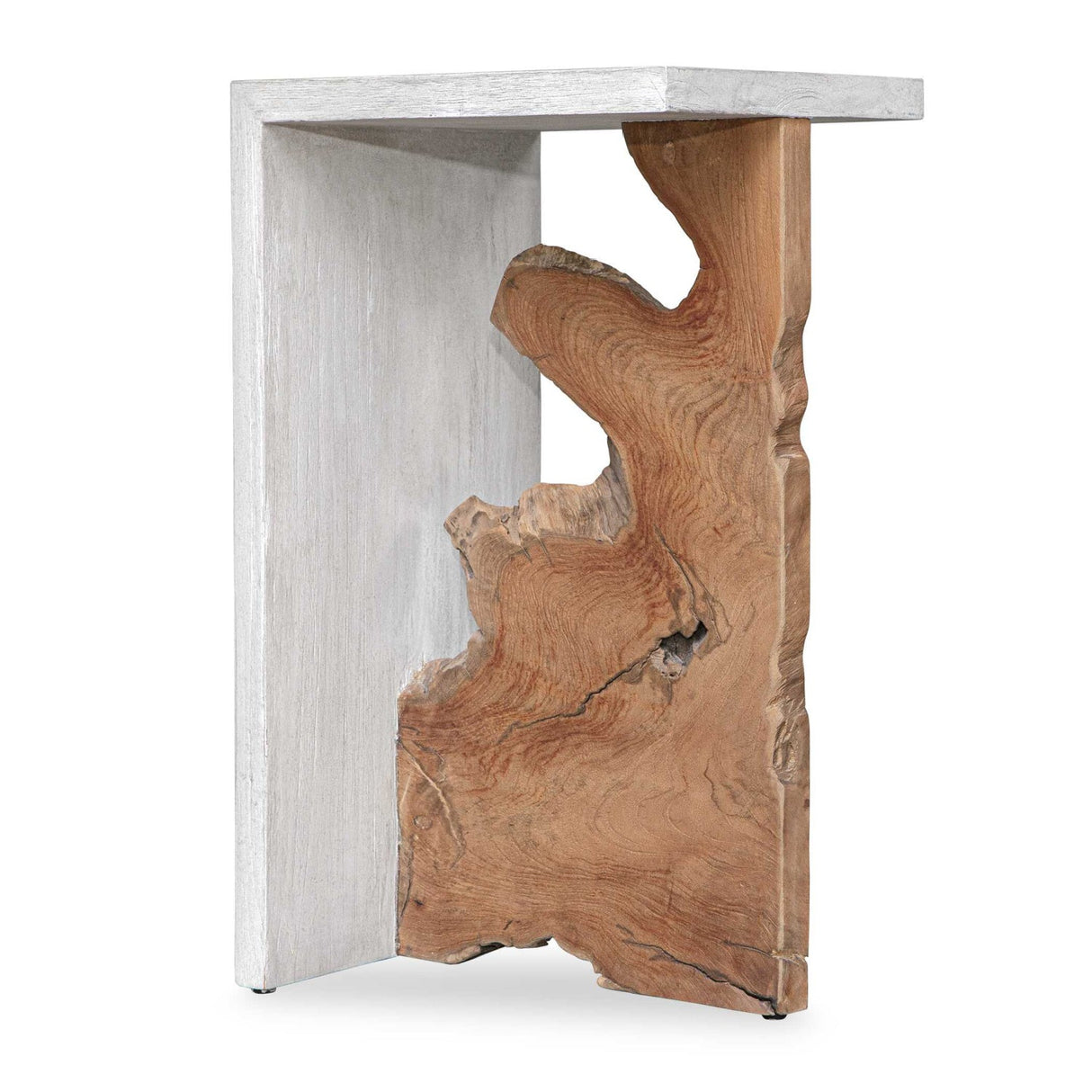 Two-Toned Teak Accent Table by Uttermost Intersect, alternate view 7
