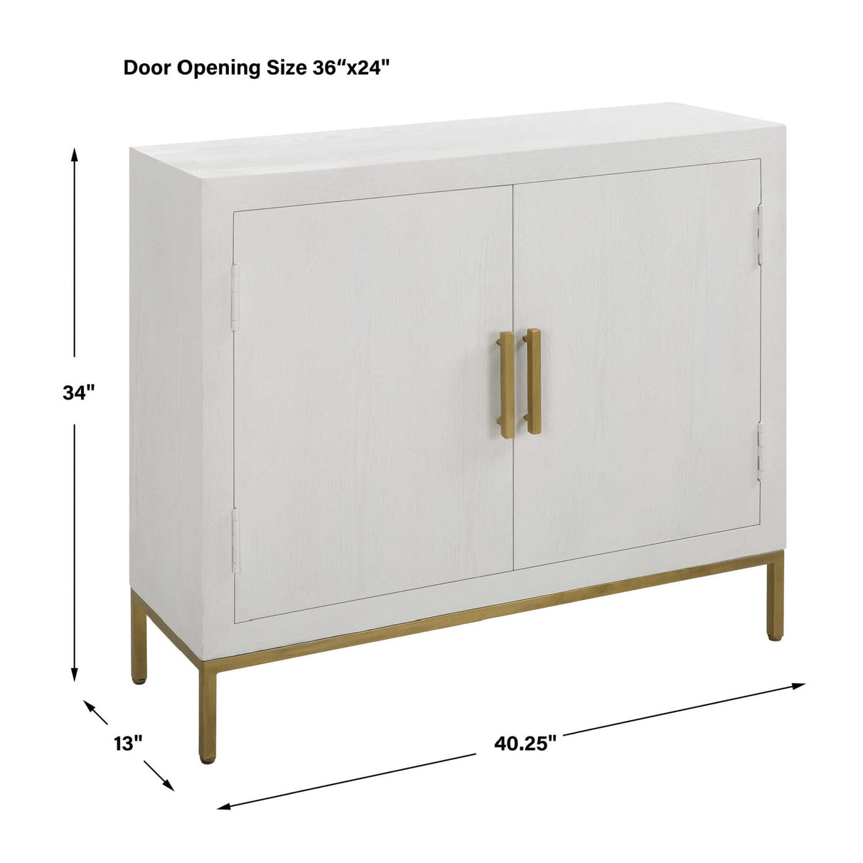Modern European furniture - 2-Door Oak Veneer Cabinet - www.oroa.com