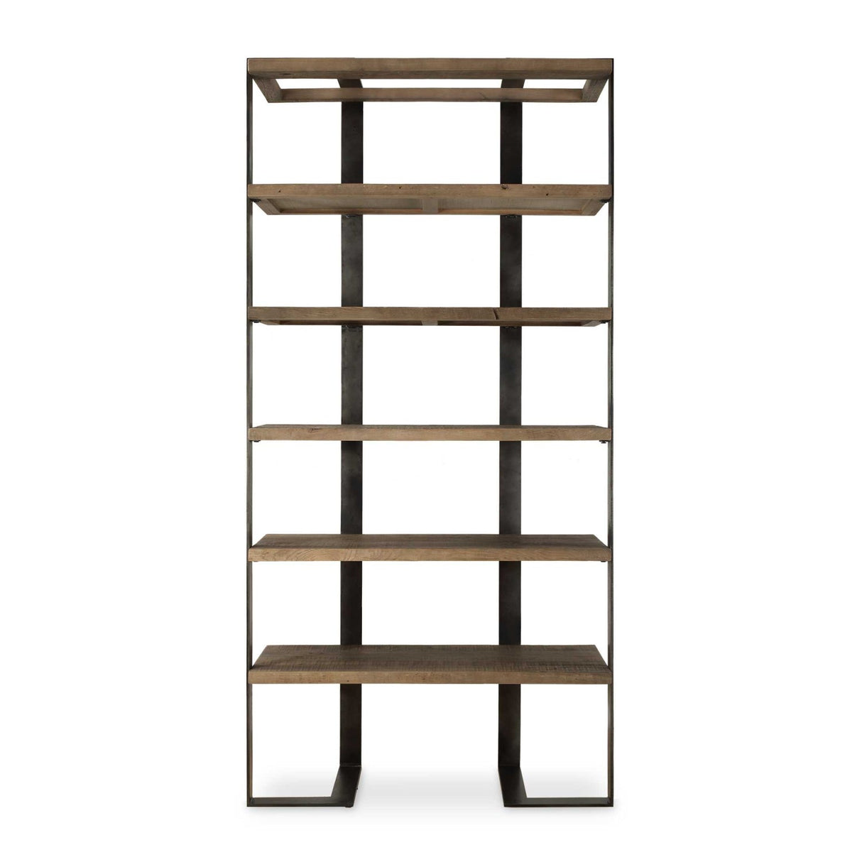 Modern European furniture - Natural Oak 5-Shelf Bookcase - www.oroa.com