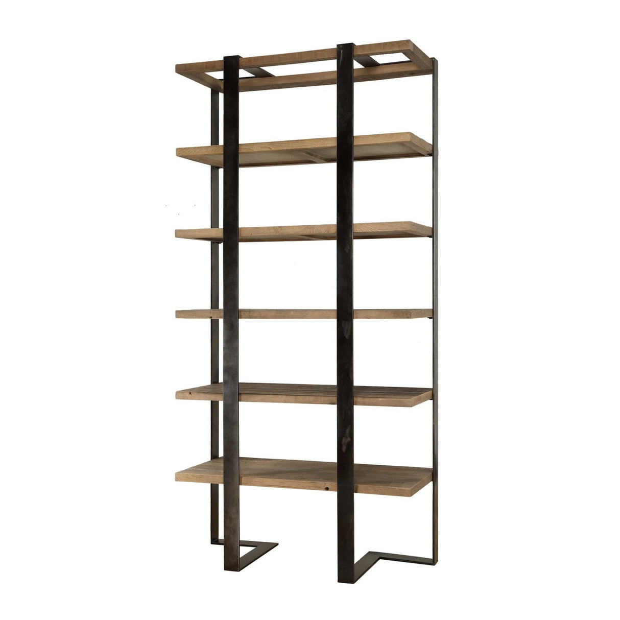 Modern European furniture - Natural Oak 5-Shelf Bookcase - www.oroa.com