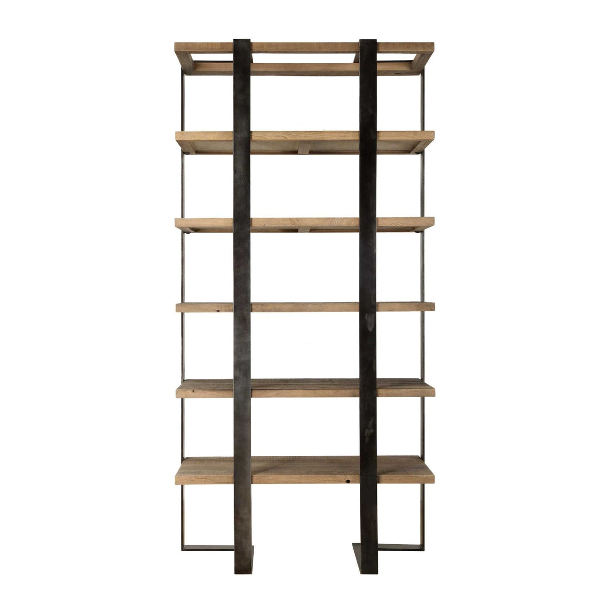 Modern European furniture - Natural Oak 5-Shelf Bookcase - www.oroa.com