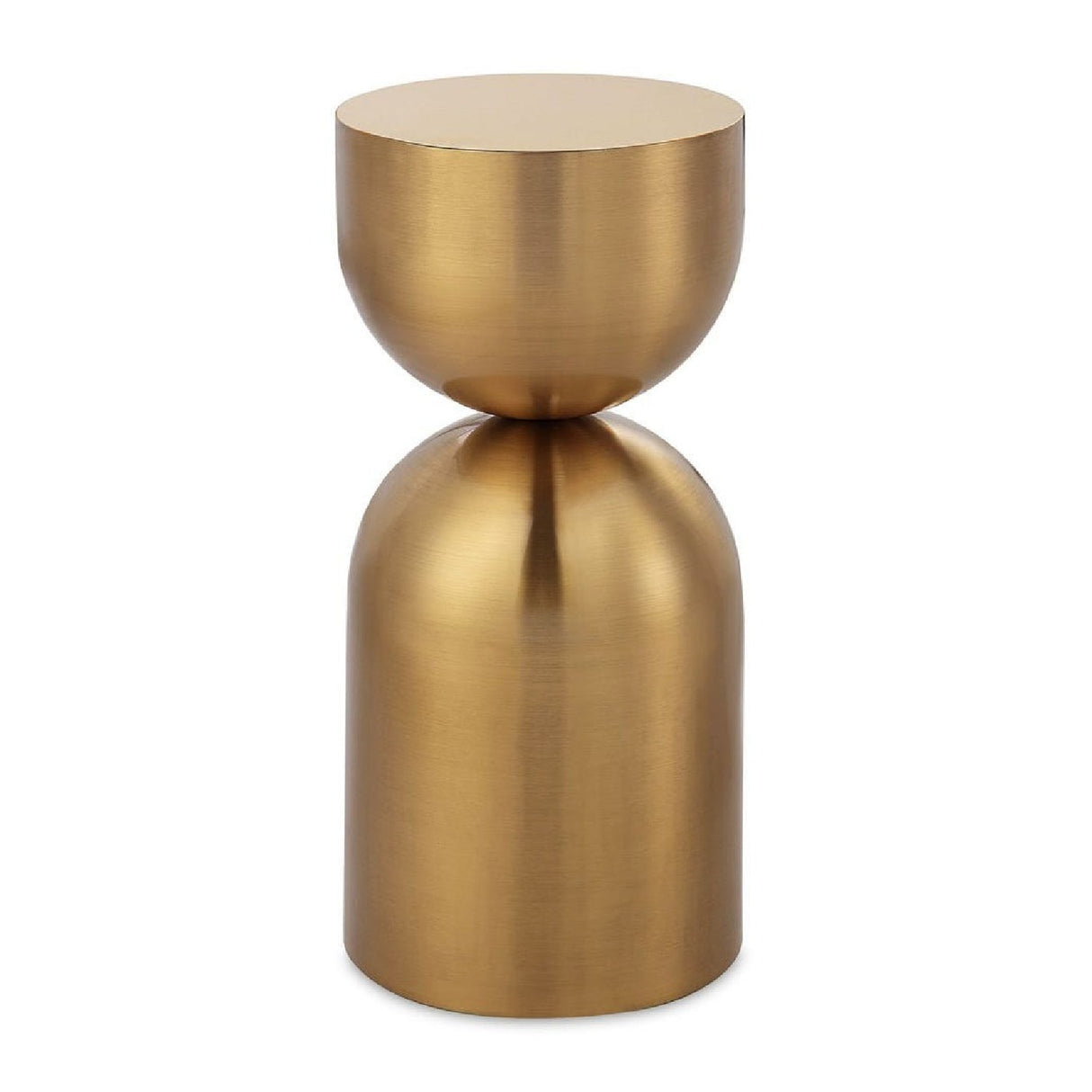 Modern European furniture - Gold Hourglass Accent Table - www.oroa.com