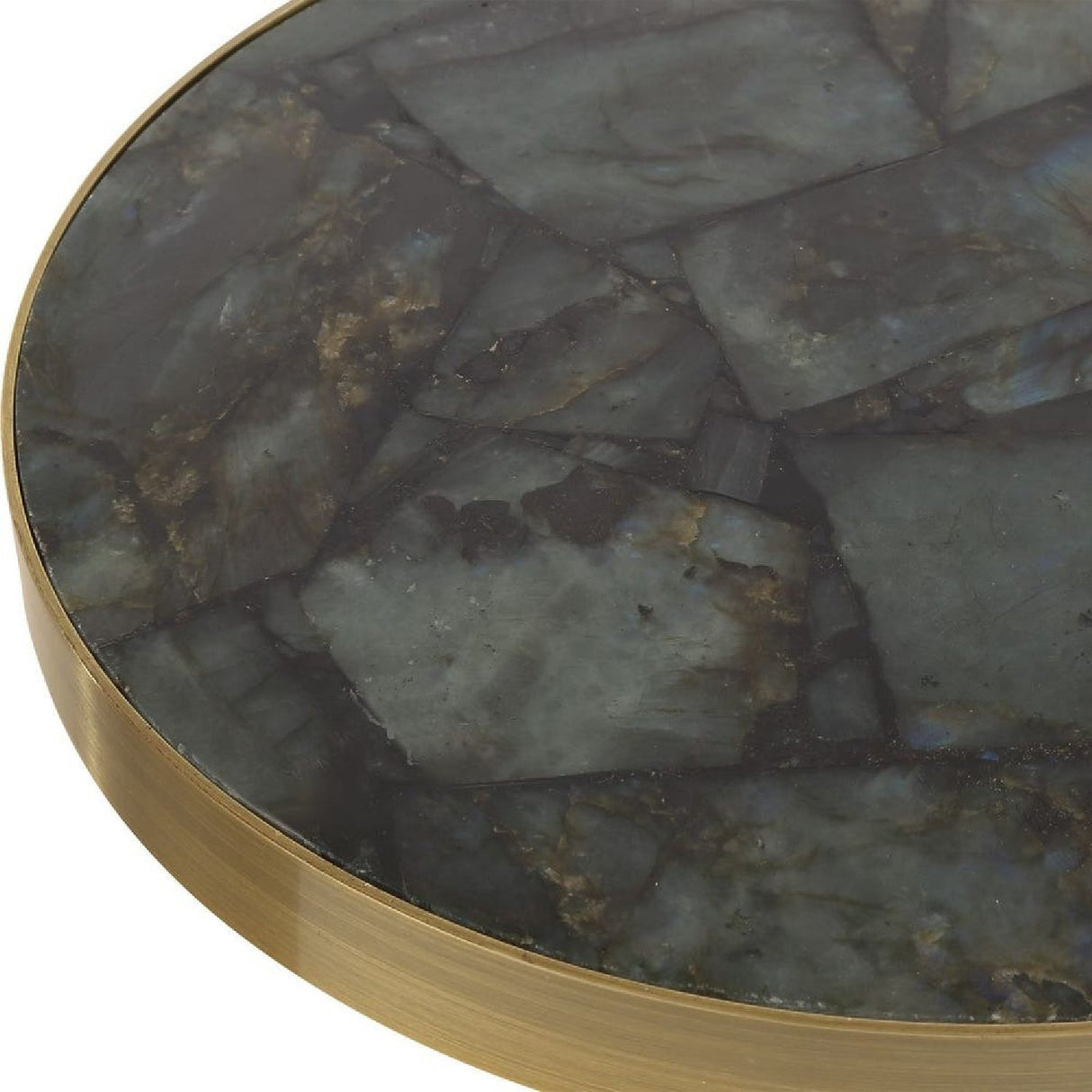 Modern European furniture - Labradorite Round Drink Table - www.oroa.com