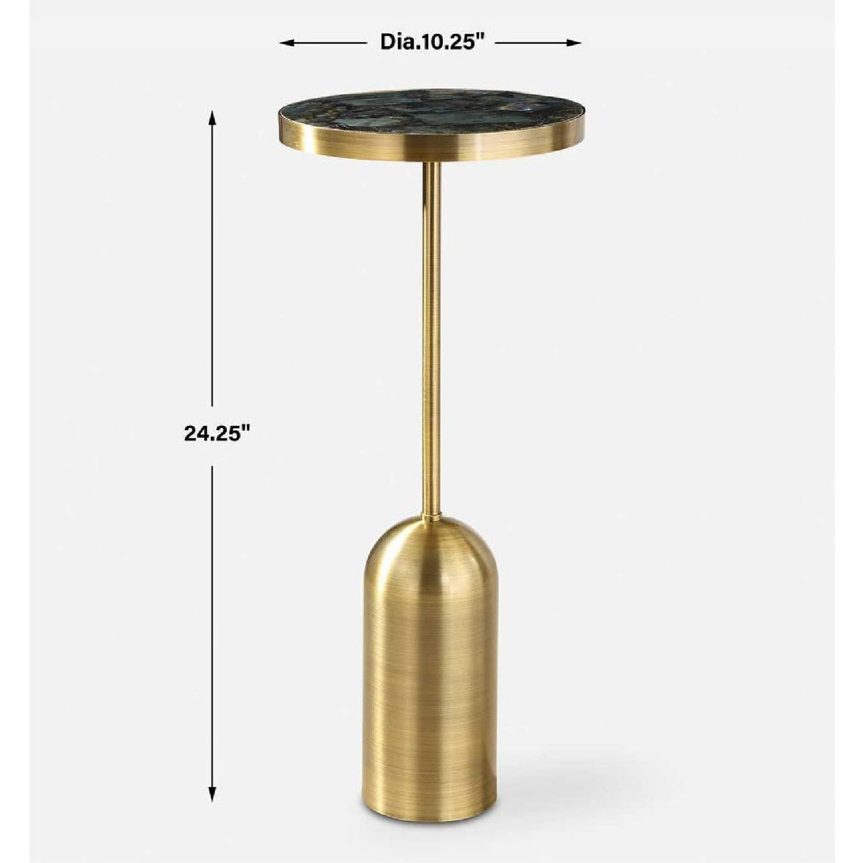 Modern European furniture - Labradorite Round Drink Table - www.oroa.com