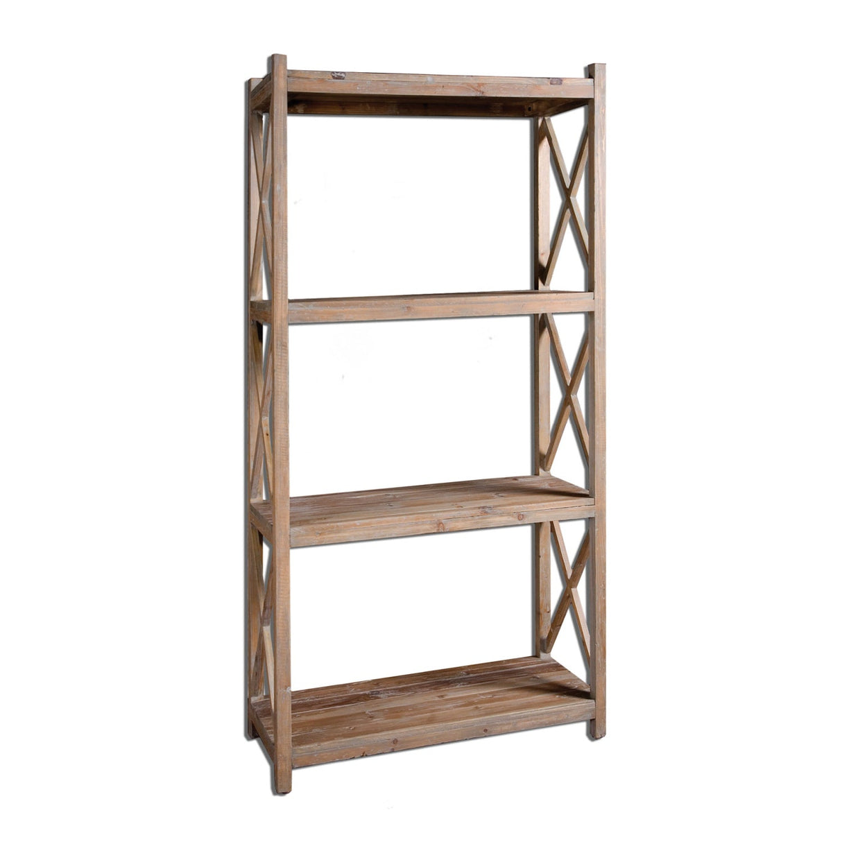 Modern European furniture - Gray Fir Wood Bookshelf - www.oroa.com