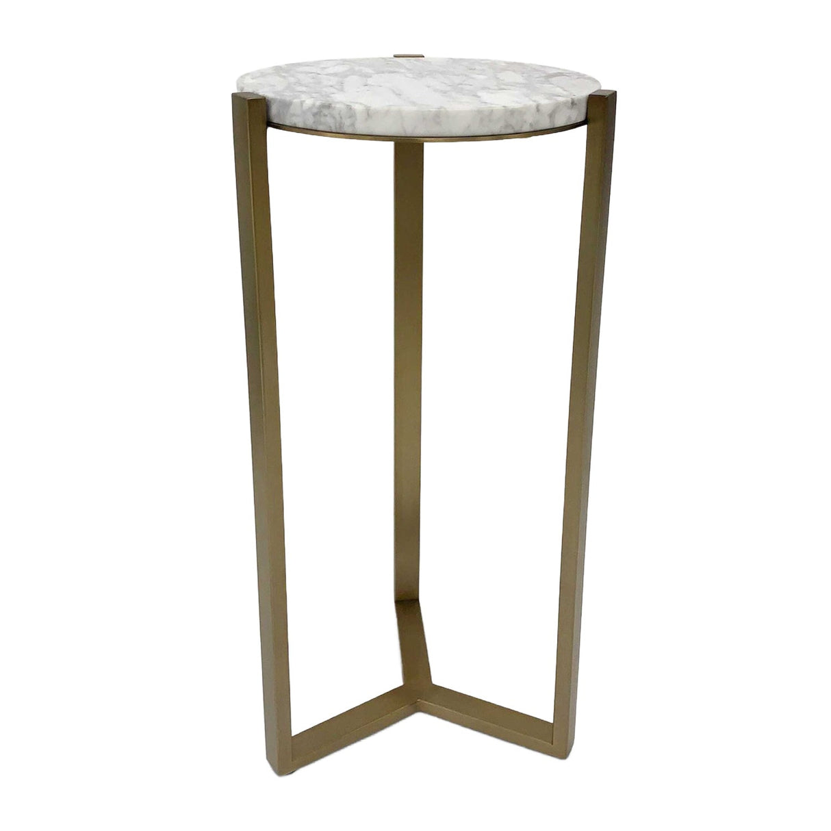 Modern European furniture - Round White Marble Drink Table - www.oroa.com