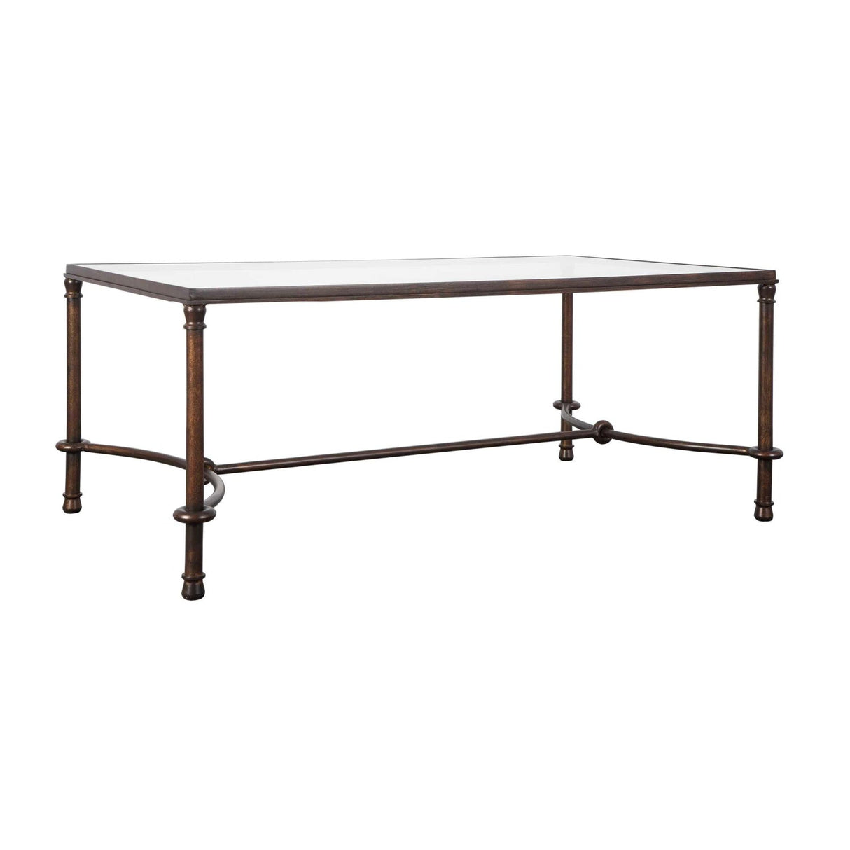Bronze Framed Coffee Table by Uttermost Warring, alternate view 3
