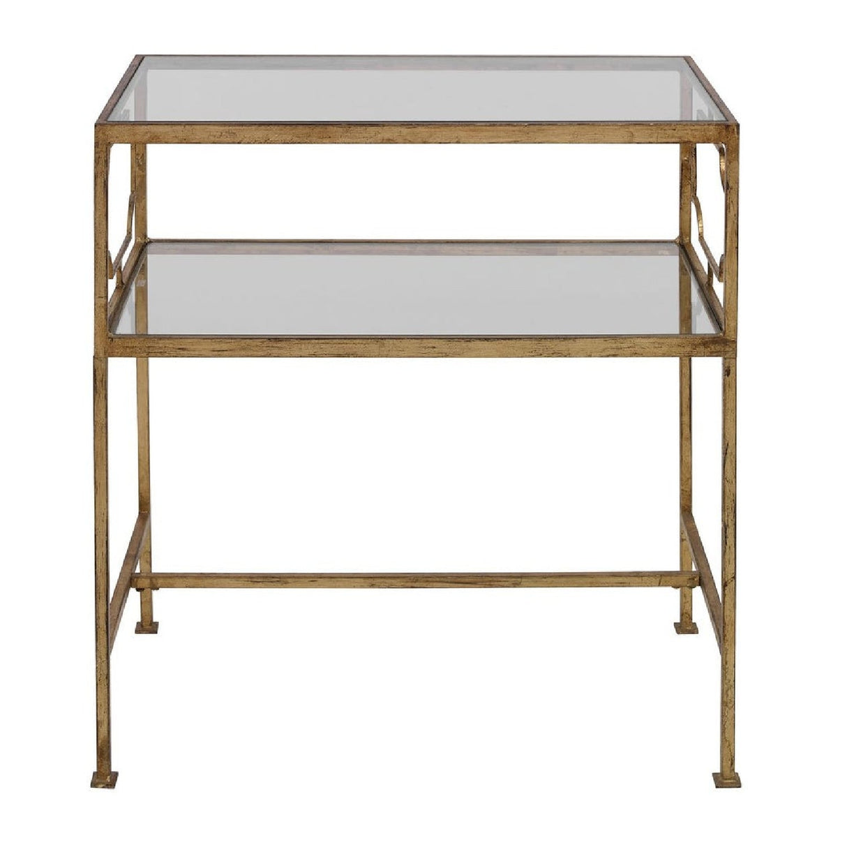 Gold Framed Side Table by Uttermost Genell