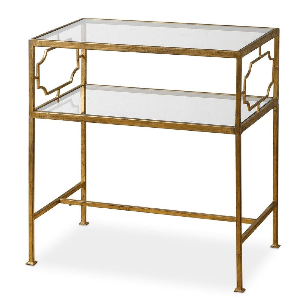 Gold Framed Side Table by Uttermost Genell, alternate view 3