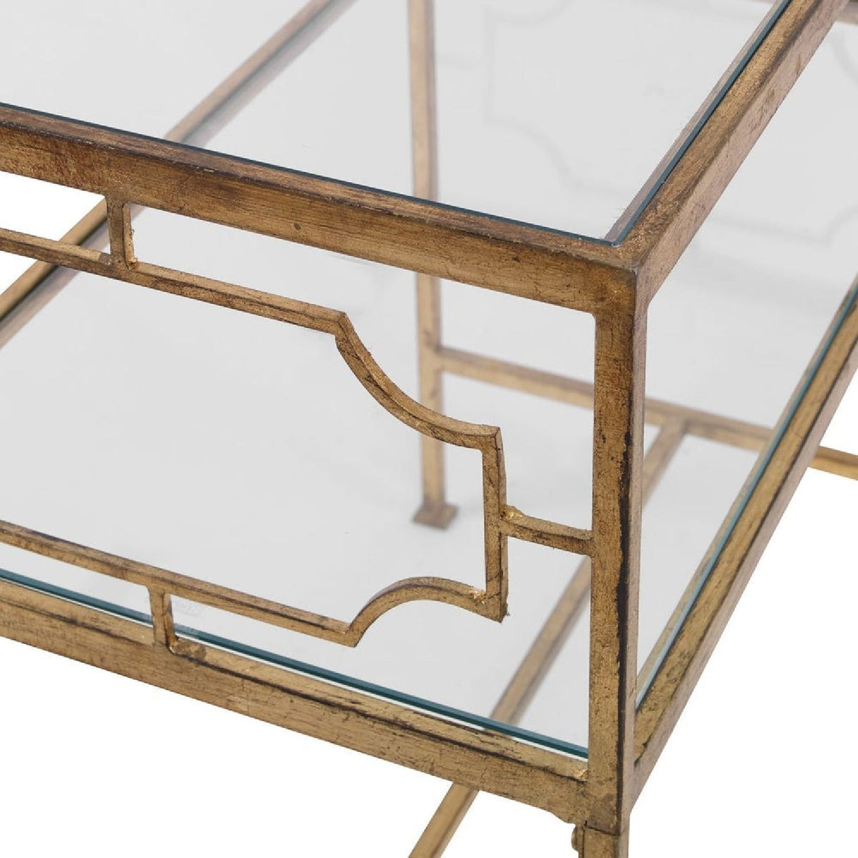 Gold Framed Side Table by Uttermost Genell, alternate view 5