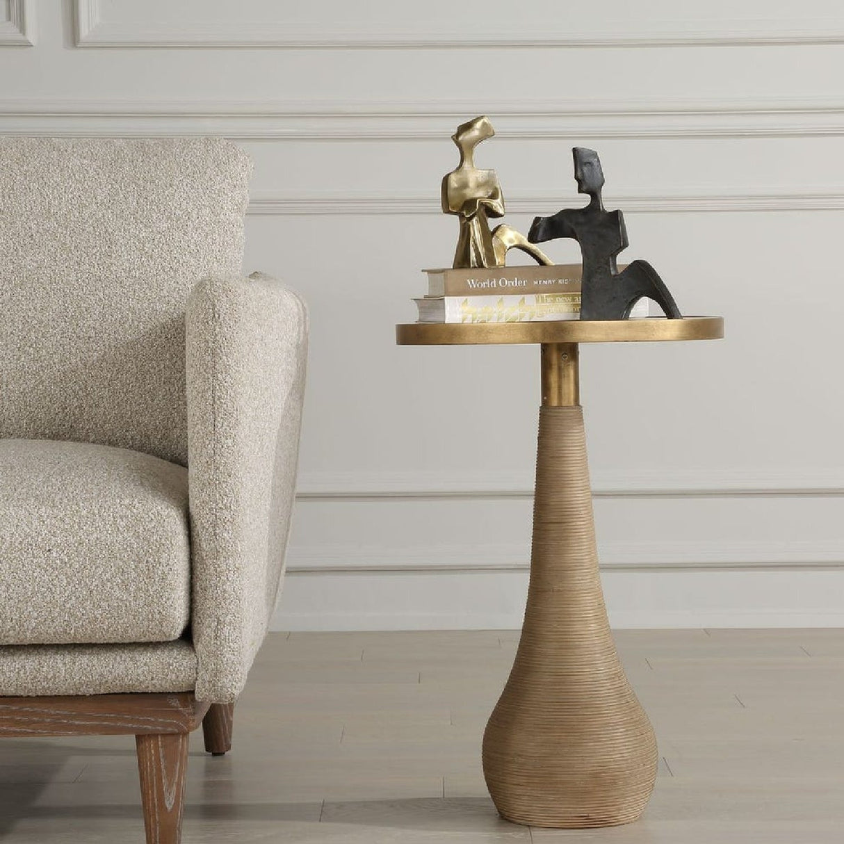 Mirror Top Accent Table by Uttermost Terra, alternate view 2