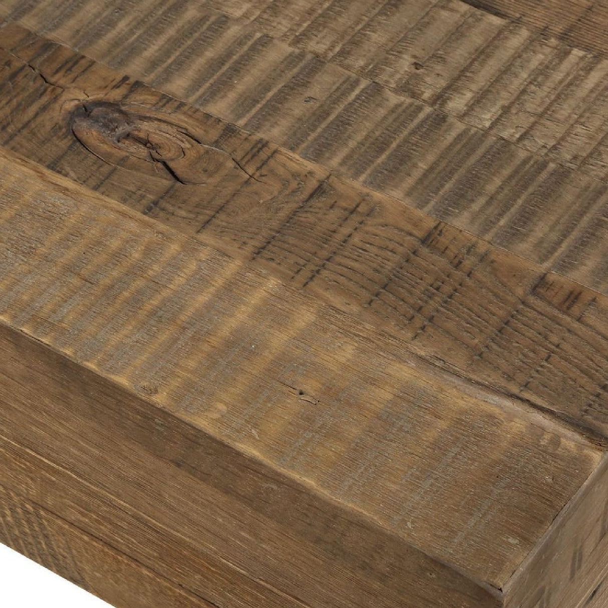 2-Layer Natural Oak Coffee Table by Uttermost Rustic, alternate view 7
