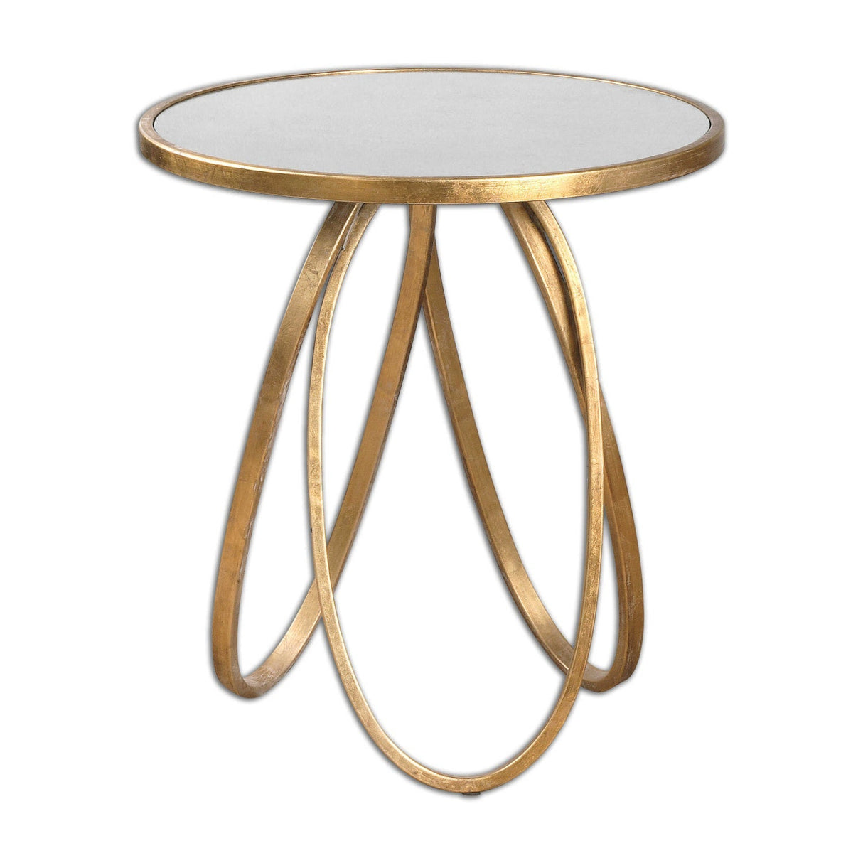Gold Loops Side Table by Uttermost Montrez
