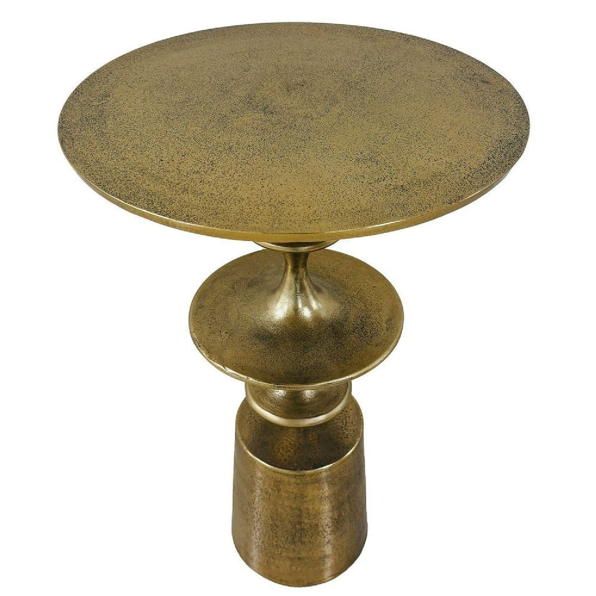 Modern European furniture - Antique Brass Accent Table - www.oroa.com
