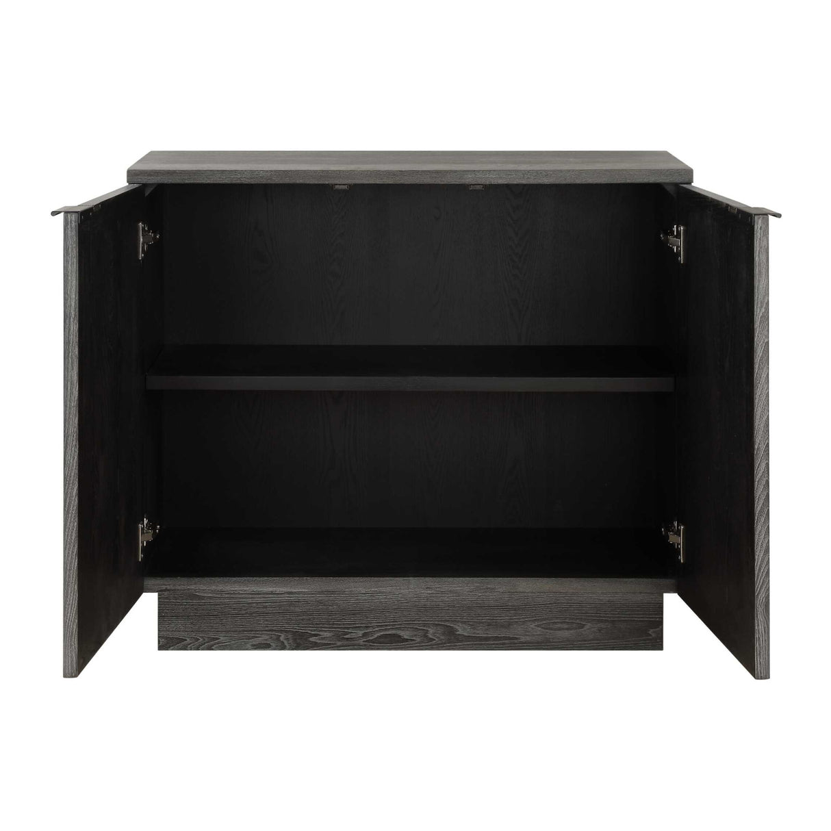 Circle Carved Elm 2-Door Cabinet | Oroa.com