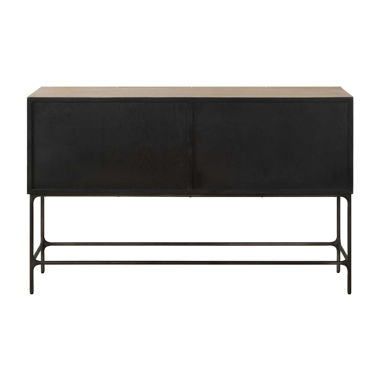 Elm Veneer 4-Door Cabinet by Uttermost Lunar, alternate view 5