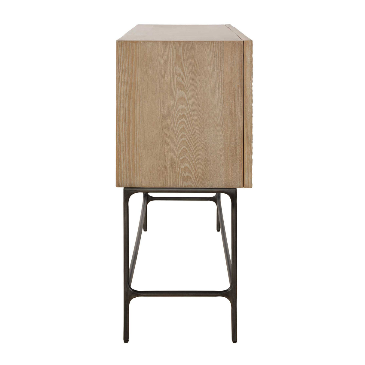 Elm Veneer 4-Door Cabinet | Oroa.com