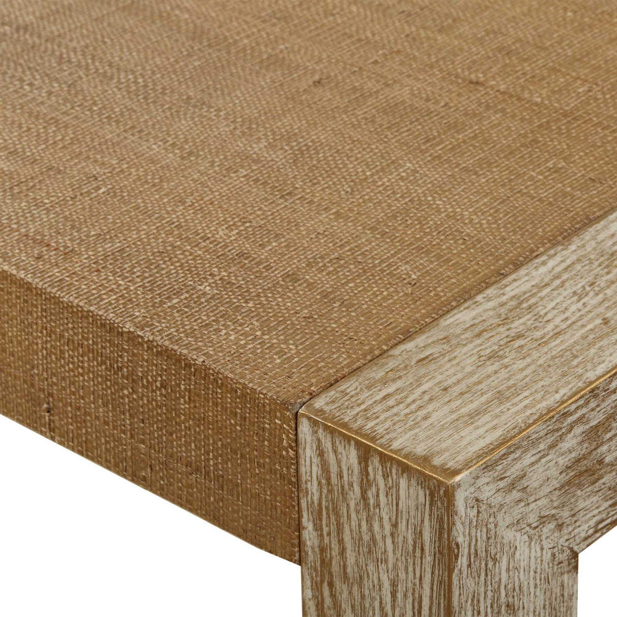 Modern European furniture - Textured Grasscloth Console Table - www.oroa.com