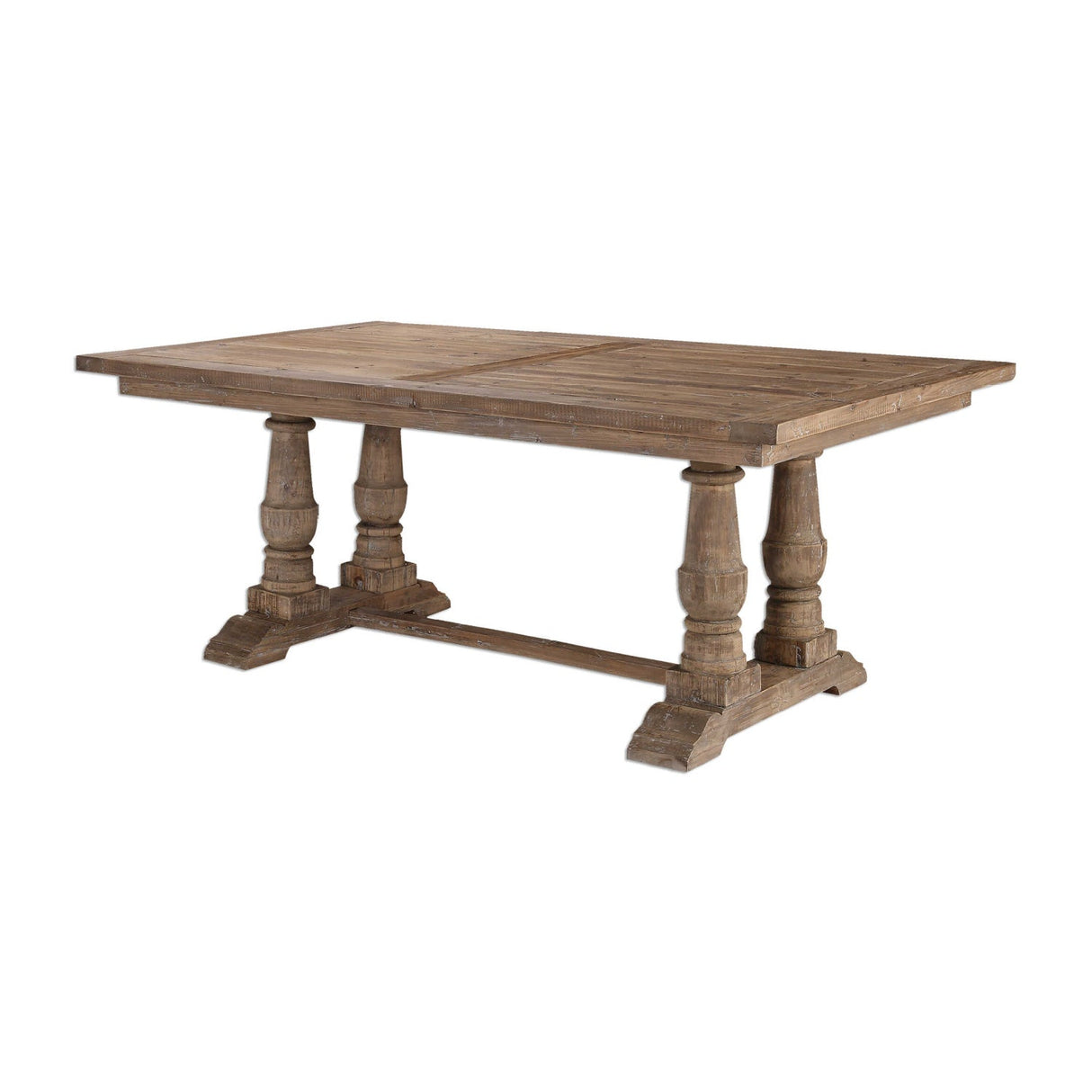 Modern European furniture - Solid Wood Rectangular Dining Table - www.oroa.com