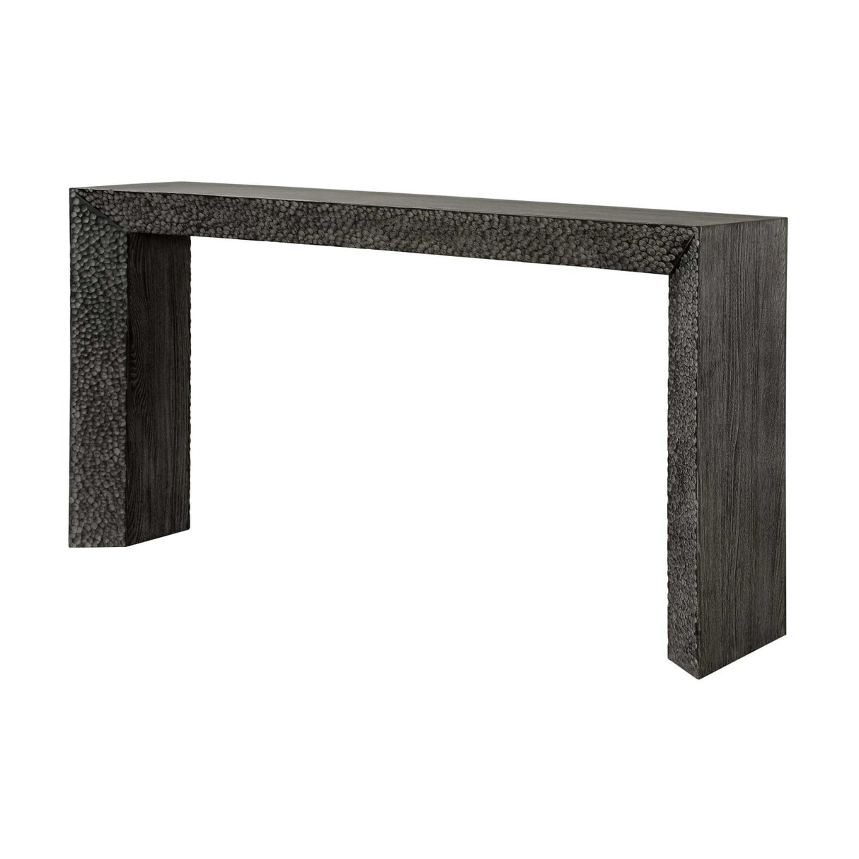 Chiseled Black Elm Console Table by Uttermost Thoreau, alternate view 3