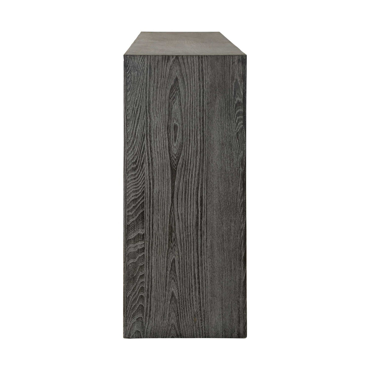 Chiseled Black Elm Console Table by Uttermost Thoreau, alternate view 4