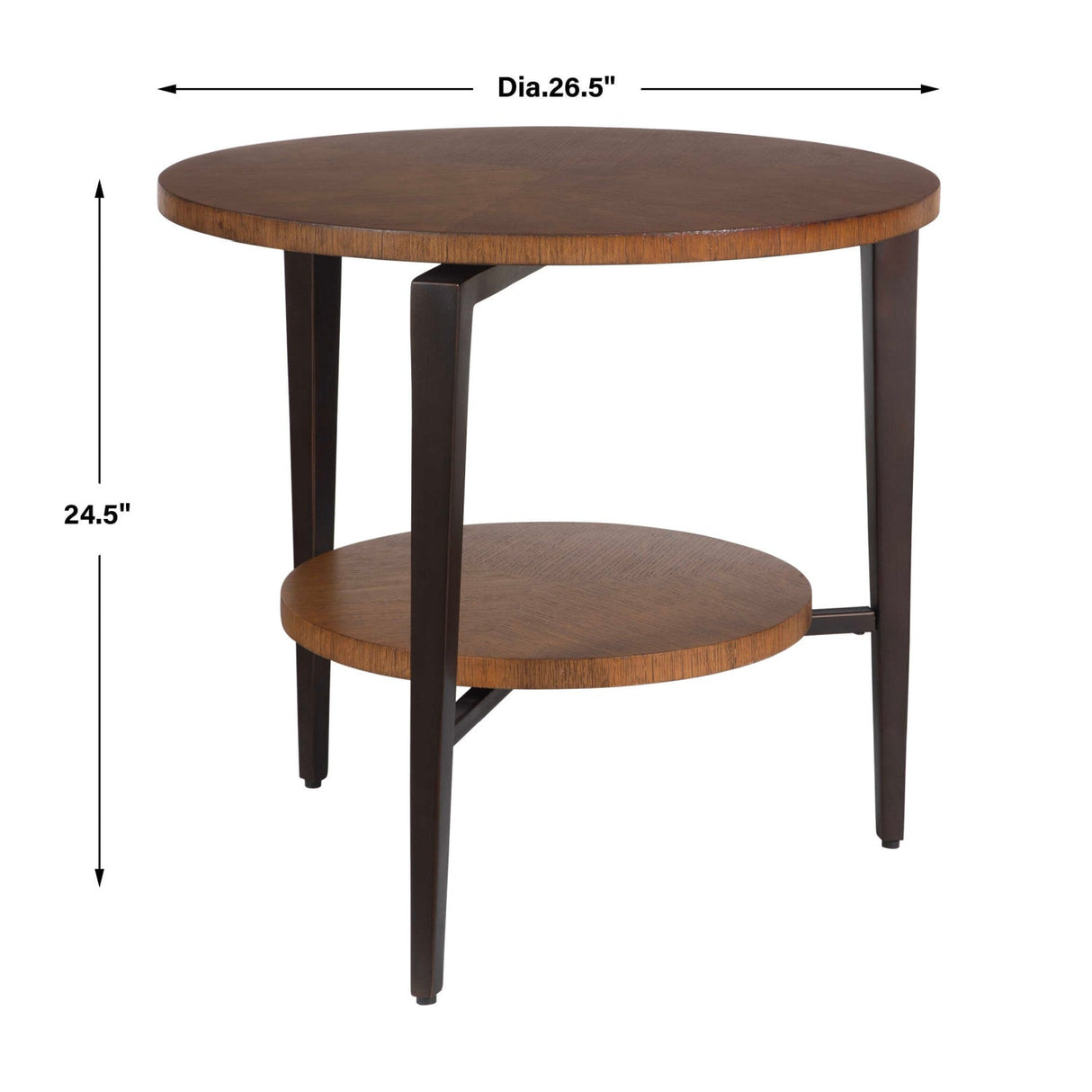Modern European furniture - Double Layered Oak Side Table - www.oroa.com