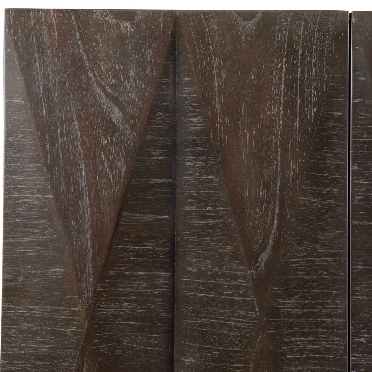 Black Mindi Faceted 2-Door Cabinet by Uttermost Marico, alternate view 8