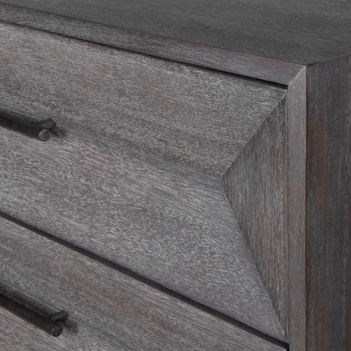 Gray Glazed Acacia 3-Drawer Chest by Uttermost Knox, alternate view 6