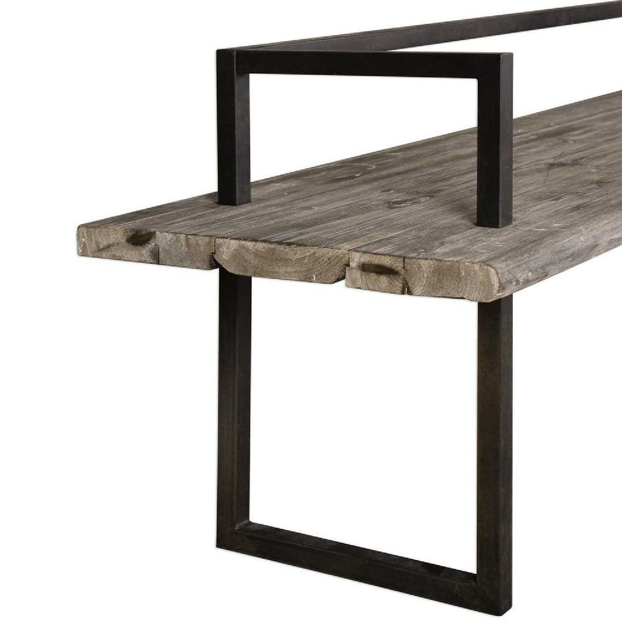 Solid Fir Wood Bench by Uttermost Herbert, alternate view 3
