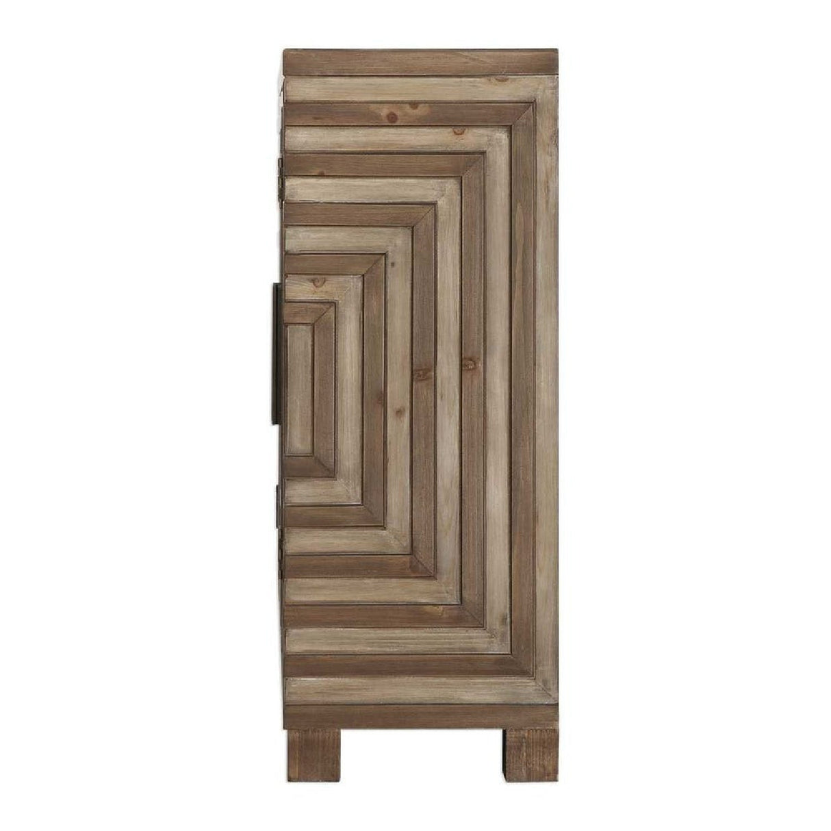 Fir Wood Parquet Console Cabinet by Uttermost Layton, alternate view 5