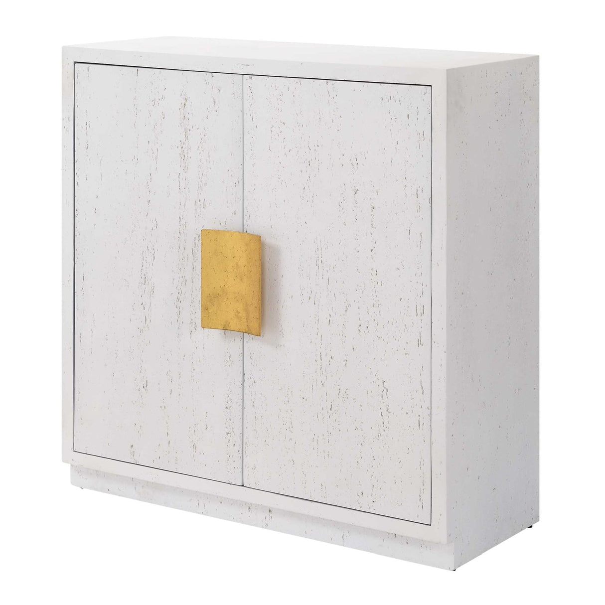White 2-Door Cabinet by Uttermost Emma, alternate view 2
