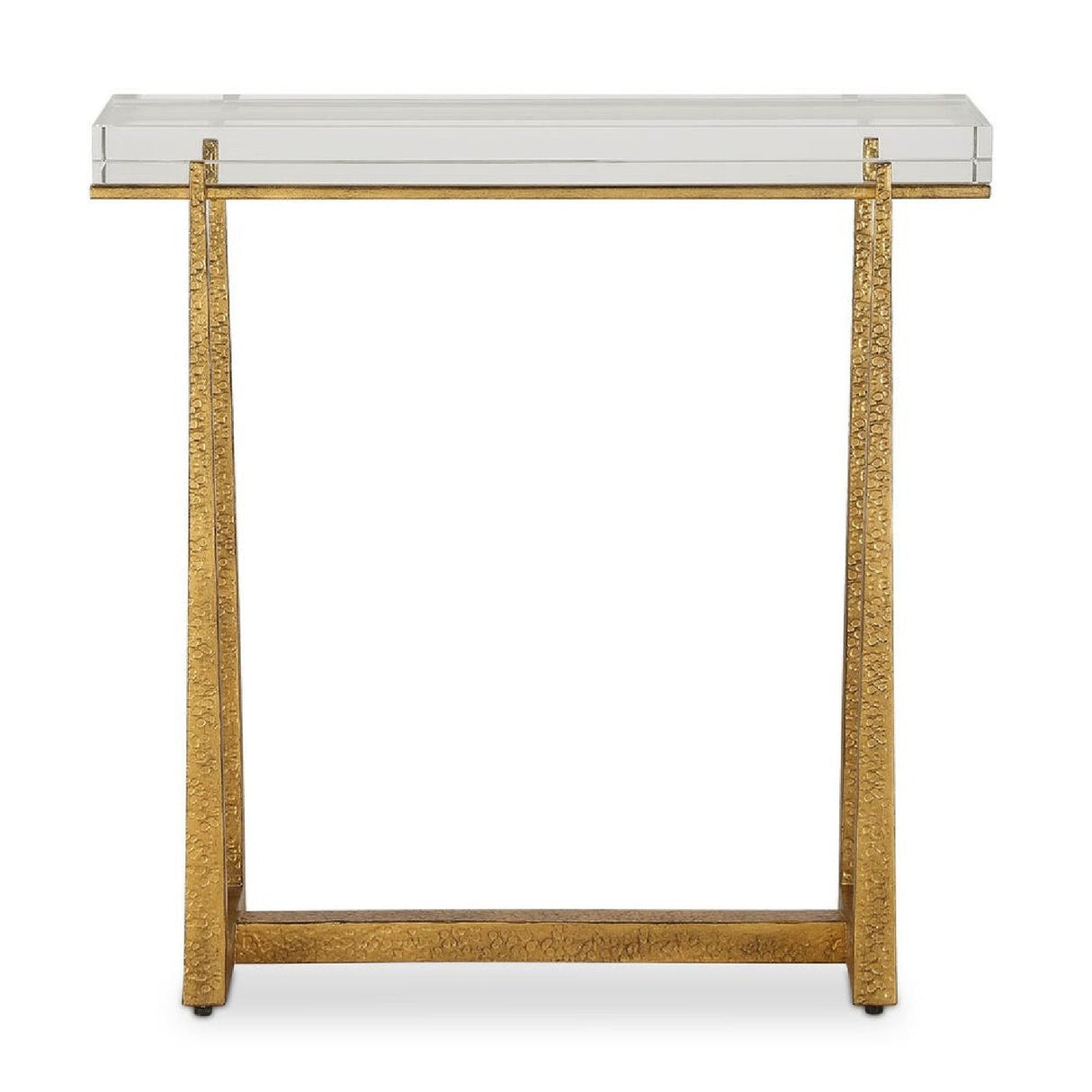Modern European furniture - Crystal Top Accent Table - www.oroa.com