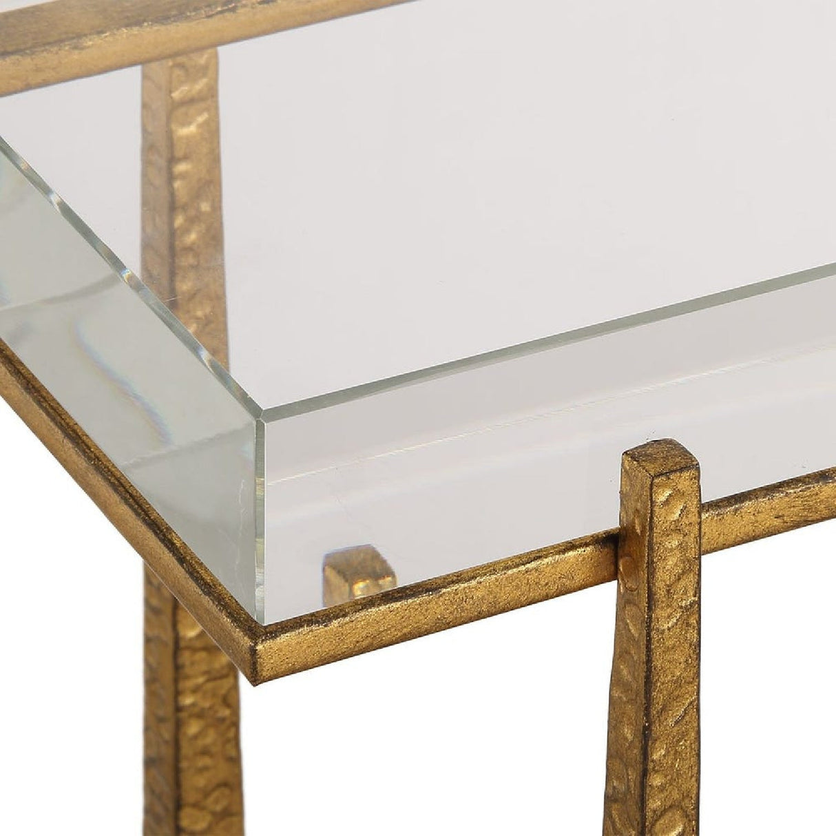 Modern European furniture - Crystal Top Accent Table - www.oroa.com