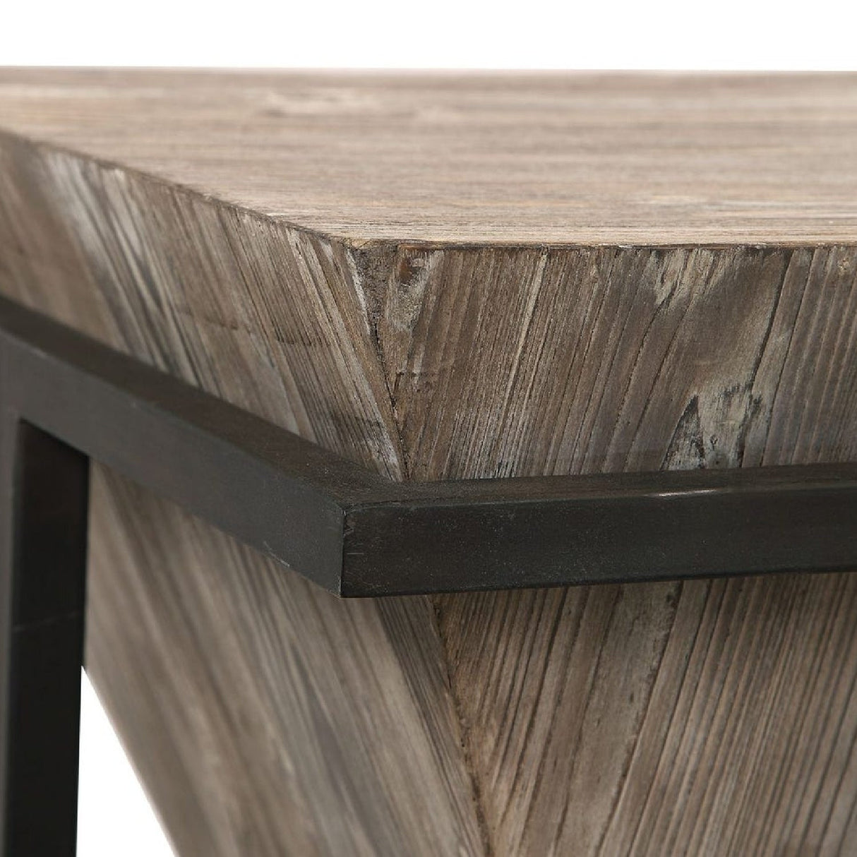 Modern European furniture - Fir Wood Pyramid Side Table - www.oroa.com