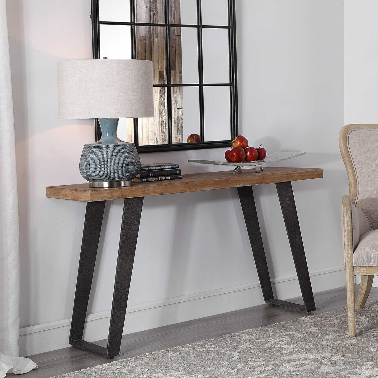 Modern European furniture - Fir Wood Console Table - www.oroa.com