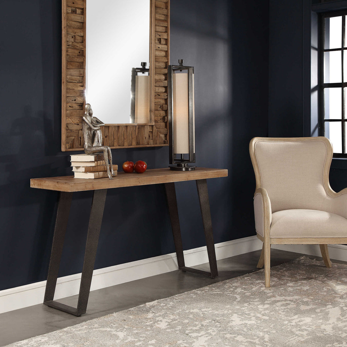 Fir Wood Console Table by Uttermost Freddy, alternate view 8