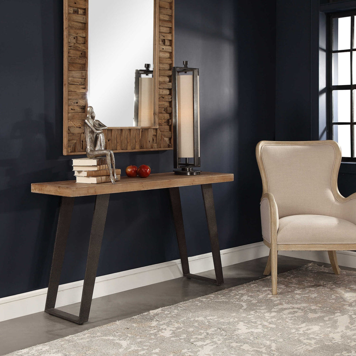 Modern European furniture - Fir Wood Console Table - www.oroa.com