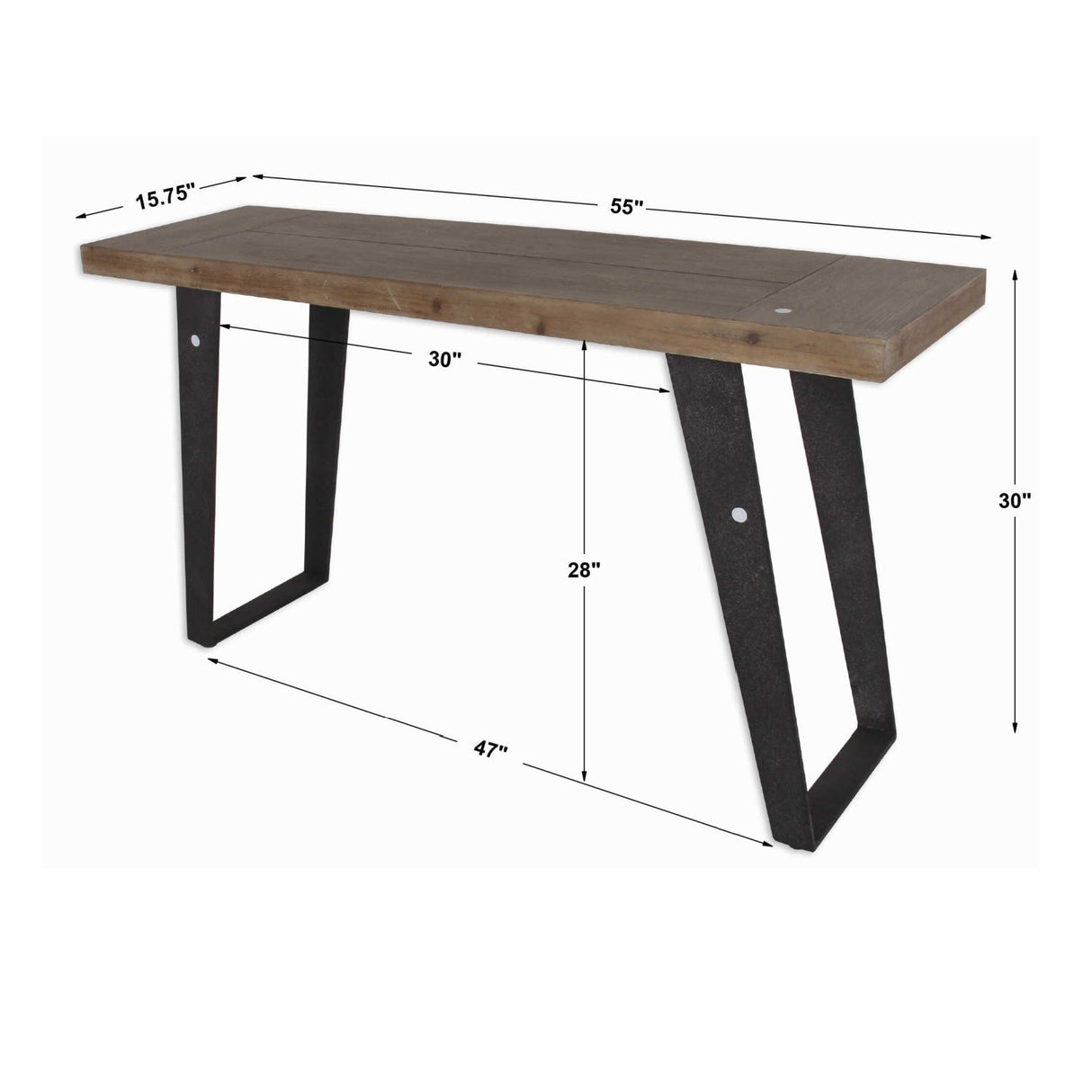 Modern European furniture - Fir Wood Console Table - www.oroa.com