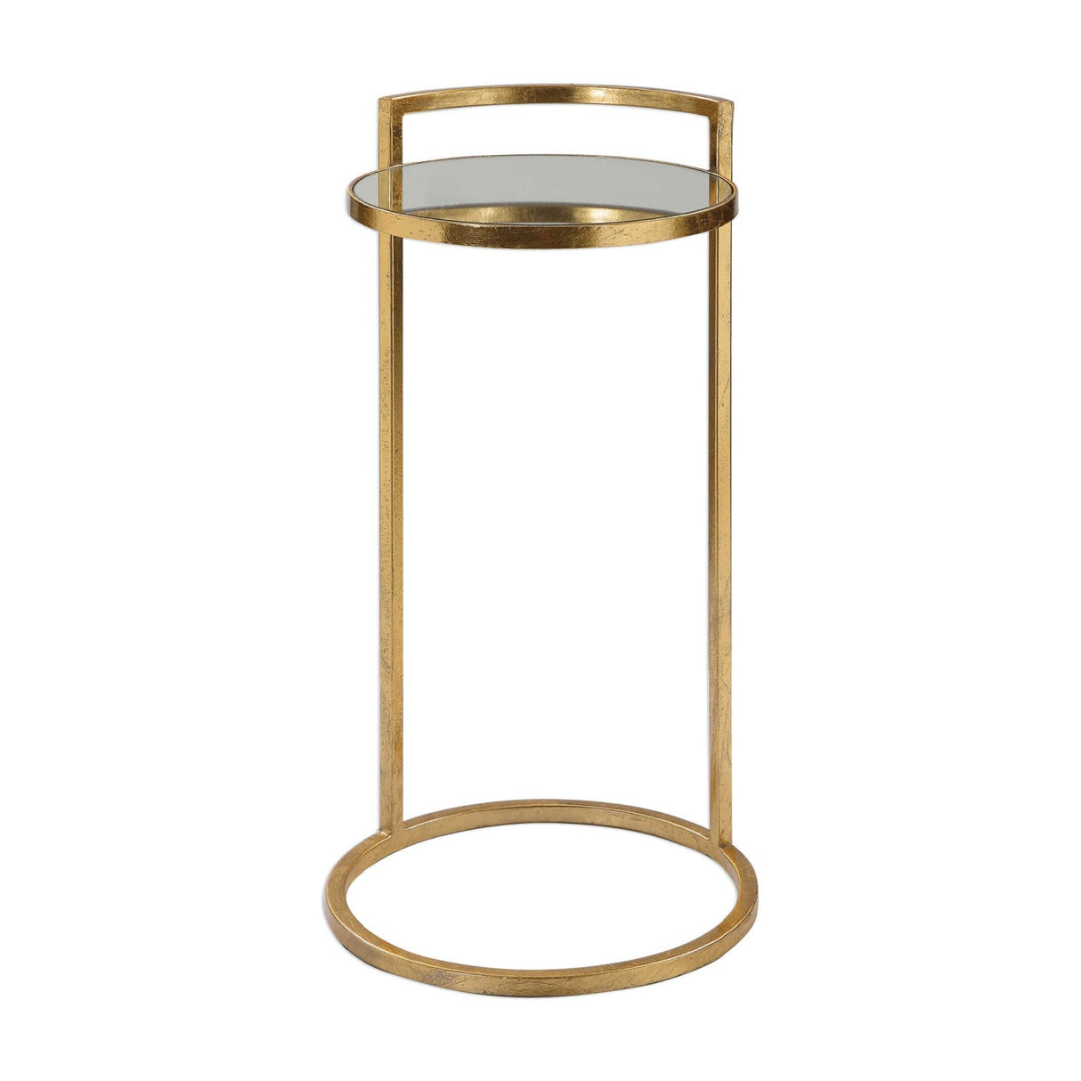 Modern European furniture - Gold Framed Mirror Accent Table - www.oroa.com