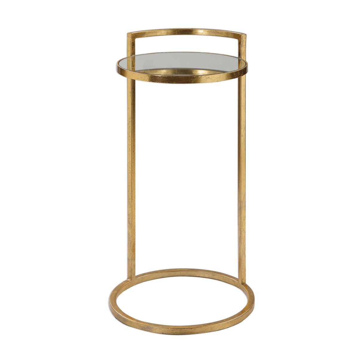 Gold Framed Mirror Accent Table by Uttermost Cailin
