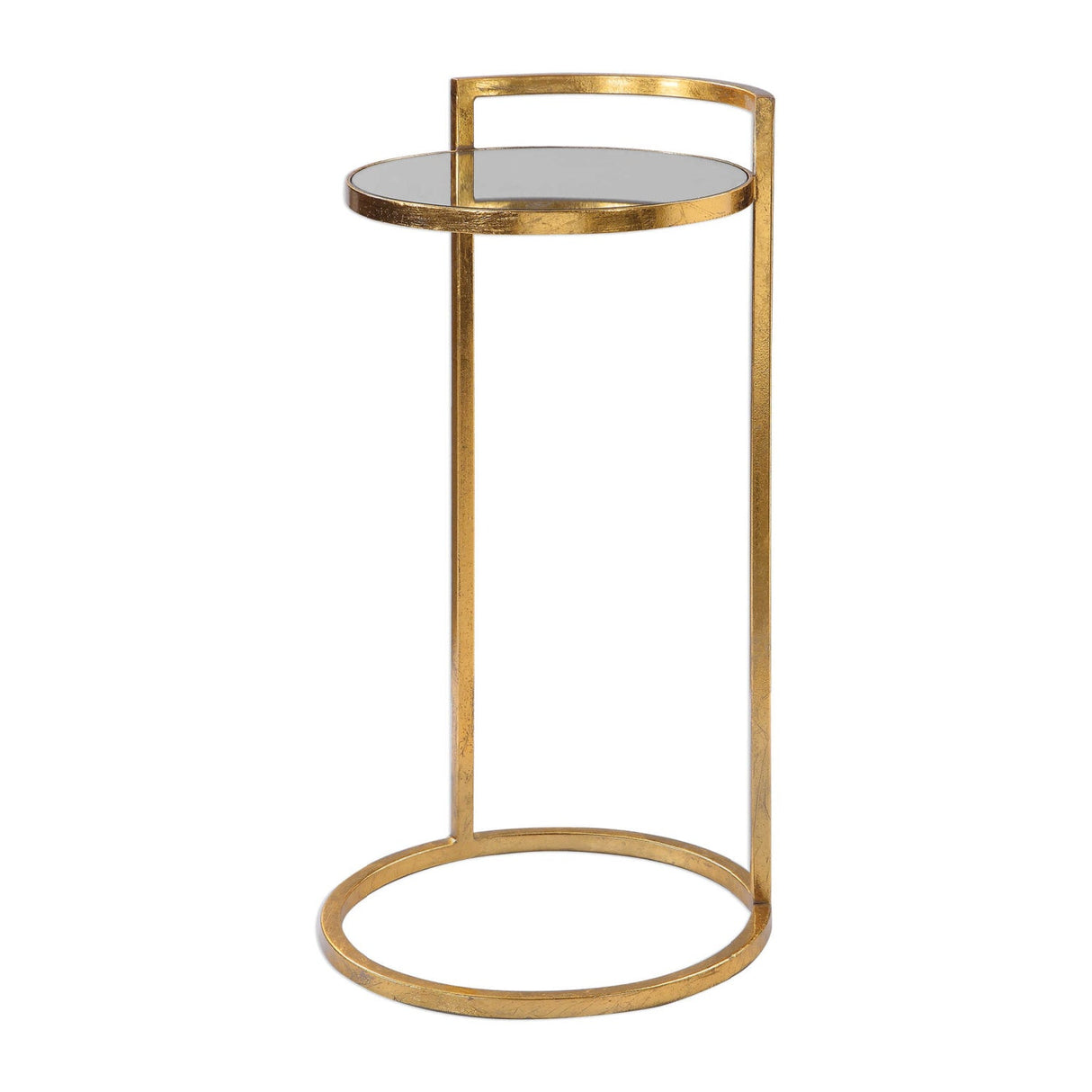Gold Framed Mirror Accent Table by Uttermost Cailin, alternate view 3