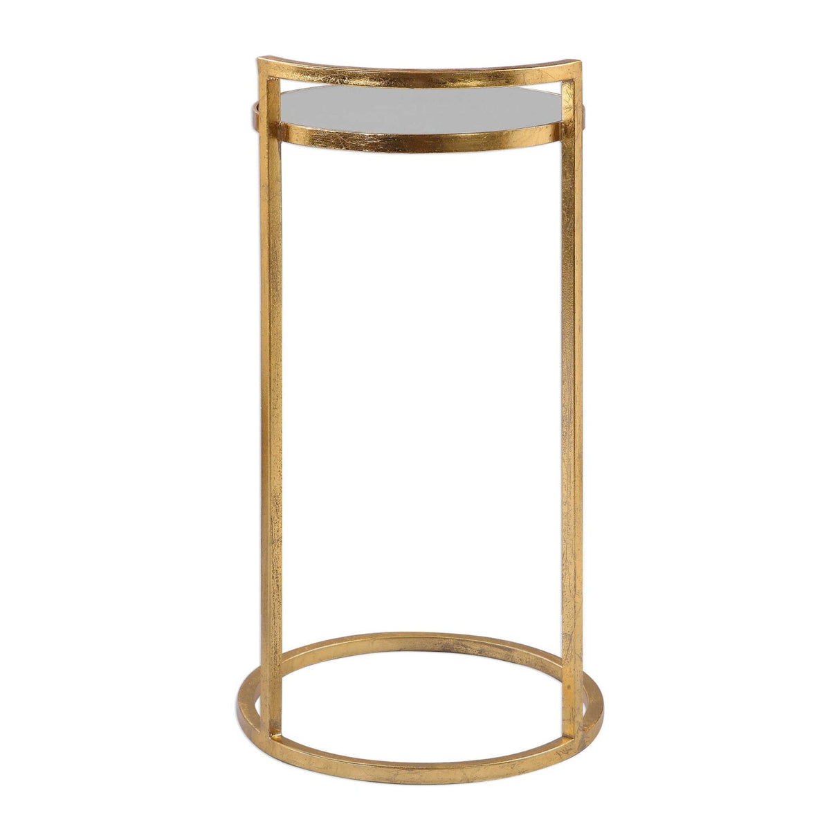 Gold Framed Mirror Accent Table by Uttermost Cailin, alternate view 4